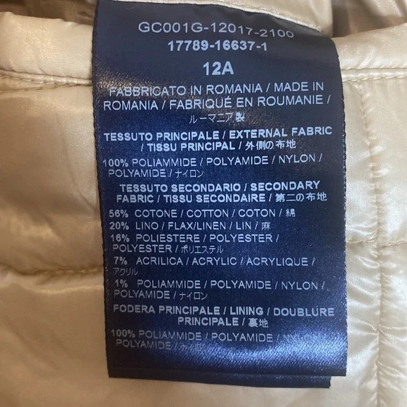 Herno mixed material puffer jacket